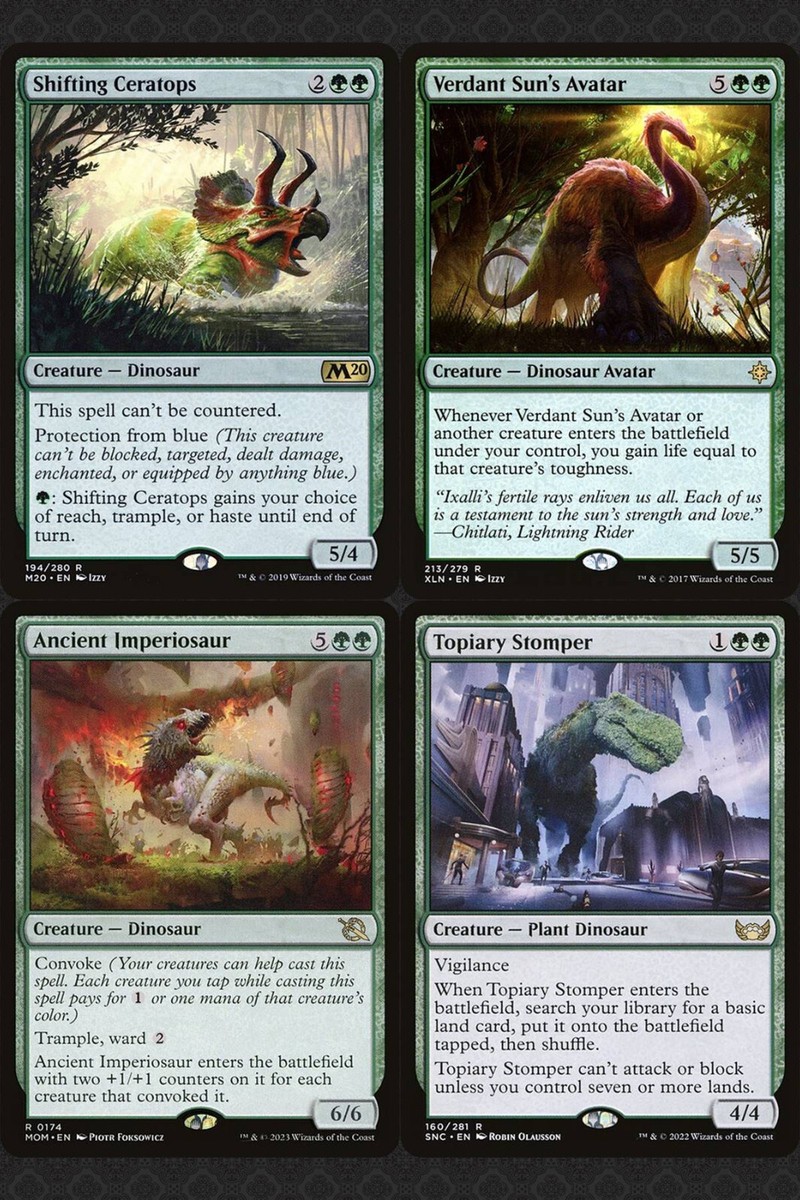 Blue, Loyal Raptor & Owen Grady DINOSAUR Commader Deck EDH MTG  Ready-to-Play | eBay