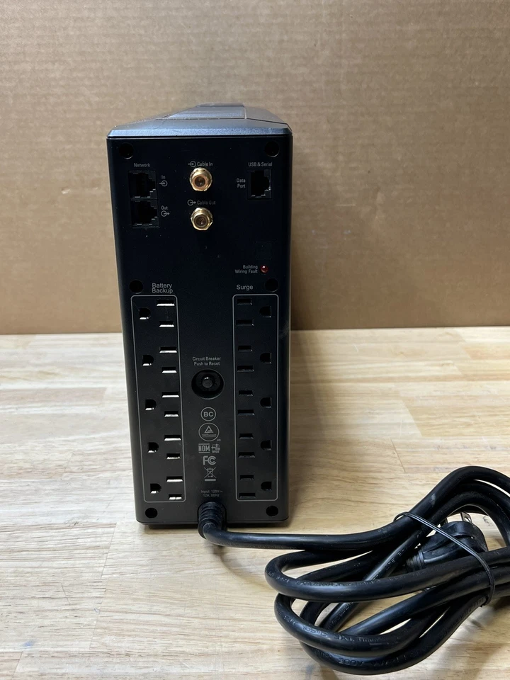 ✅ APC Back UPS XS 1500 10 Outlet Uninterruptable Power Supply BX1500G NO BATT - Image 4 of 4