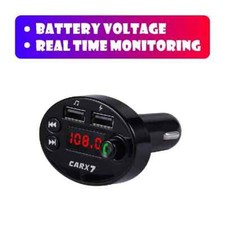 Car Wireless Bluetooth 5.0 FM Transmitter MP3 Player 24V USB Car Charger Adapter