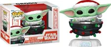Funko The Mandalorian POP! Star Wars Holiday Grogu in Pram Vinyl Figure #746