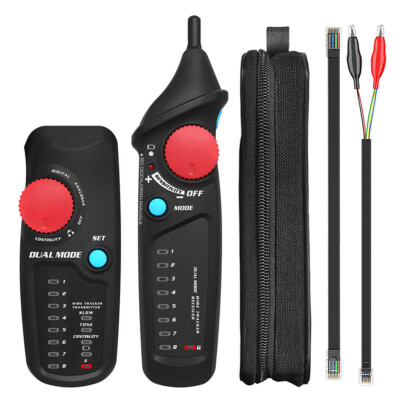 Network Cable Wire Tracker Dual Mode Digital & Analog Line Finder Meter FWT82