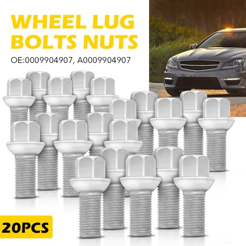 Set of 20 McGard Mercedes Lug Bolts Nuts E350 E550 SL500 SL550 CLS550