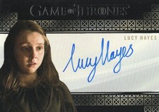 Game of Thrones Legends of the Realm: Lucy Hayes as Kitty Frey Autograph Card