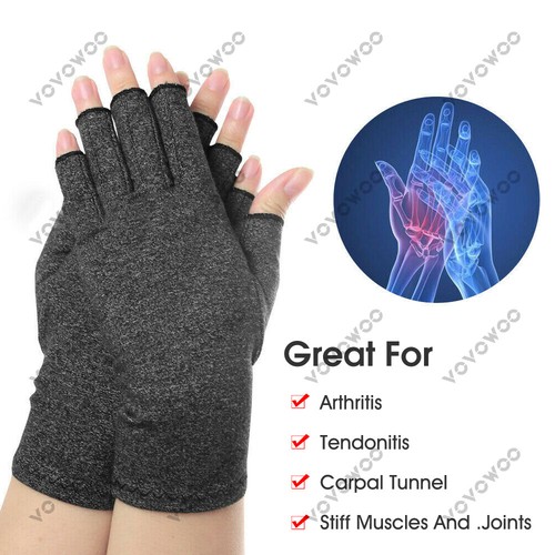 Arthritis Gloves Compression Support Hand Wrist Brace Relief Carpal Tunnel Pain - Picture 3 of 14