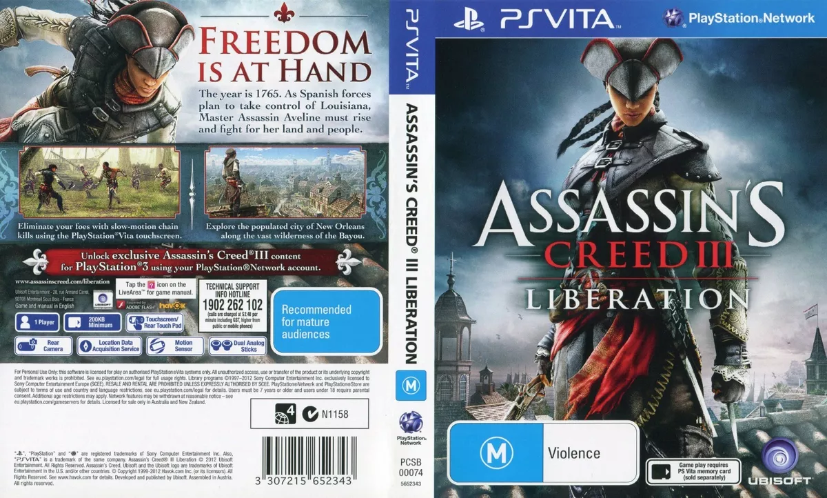 Assassin's creed 3 ps vita clearance