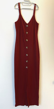 Shein Red Dress, Long, Knit, Size M