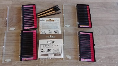 RESTPOSTENPAKET Eylure Long Wear Wimpernkleber falsche gefälschte Augenwimpern klare Oberfläche