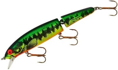   Bomber Wobbler B-15J Jointed Long A , 12cm, Crankbait für Hecht Zander Barsch 