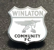Winlaton Community FC Non-League football pin badge