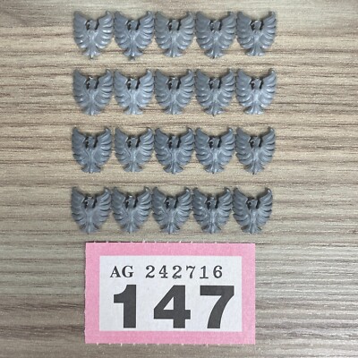 20 Boucliers En Plastique Gravés – Warhammer Fantasy Battle – OOP 1988 (démontés, Non Peints)