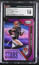 Ja'Marr Chase 2022 Certified Stars Mirror Purple /10 #CS-17 CGC 10