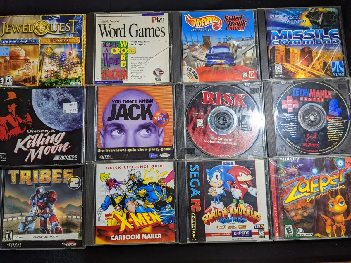 LOT Large Collection Vtg CD Rom PC Video Games 1990s 2000s