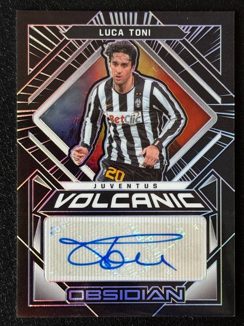 Panini 21-22 Obsidian Soccer Volcanic Auto Juventus Luca Toni /149