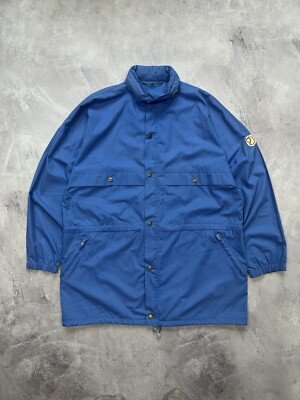 FJALLRAVEN Jacket Mens L-XL Hooded Military M65 Field Coat Vintage 