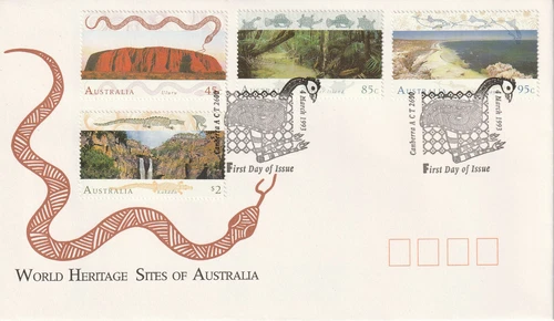 Australia 1993 - World Heritage Sites- First Day Cover - Fine Used Condition.