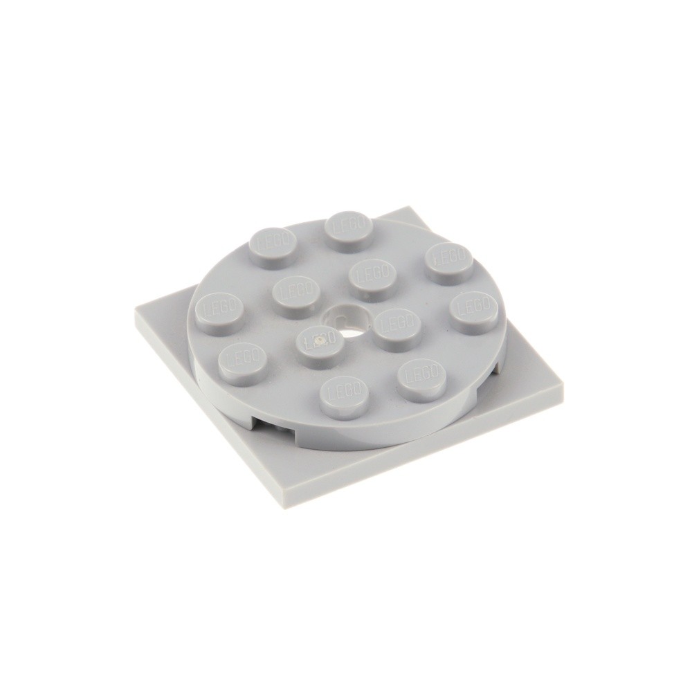 1x LEGO 4x4 Turntable Plate Gray Round Flat Tile 61485 60474c02