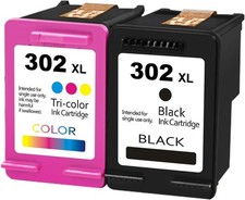 2X Ink 302 XL FIT FOR HP Deskjet 3630 3637 2132 4650 3634 3632 2130 Envy 4527