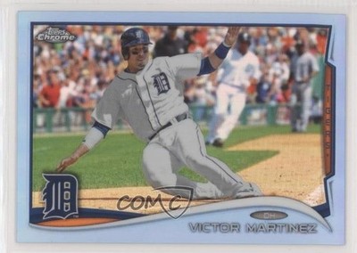 2014 Topps Chrome Blue Refractor 100/199 Victor Martinez #29 1ar2