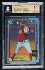 2015 Bowman Twitter Exclusive Blue Refractor 4/10 Touki Toussaint BGS 10 r9d