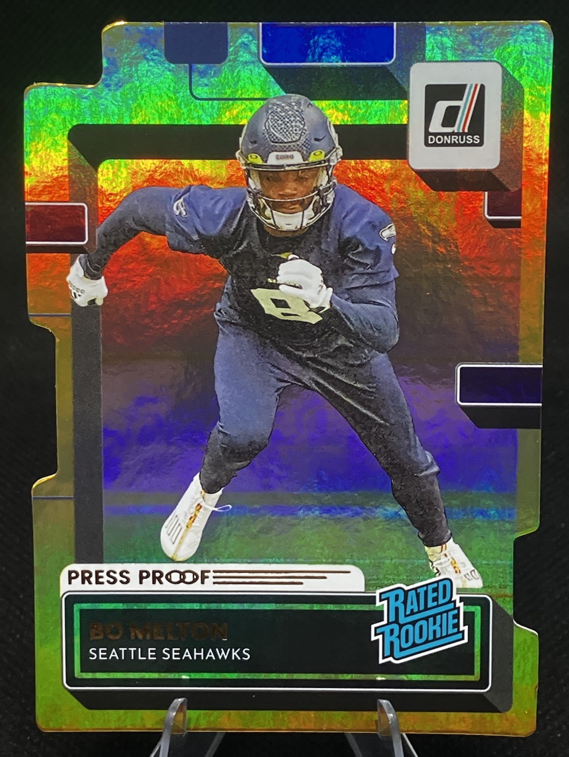 Bo Melton Panini Donruss #350 Press Proof Gold Die-Cut