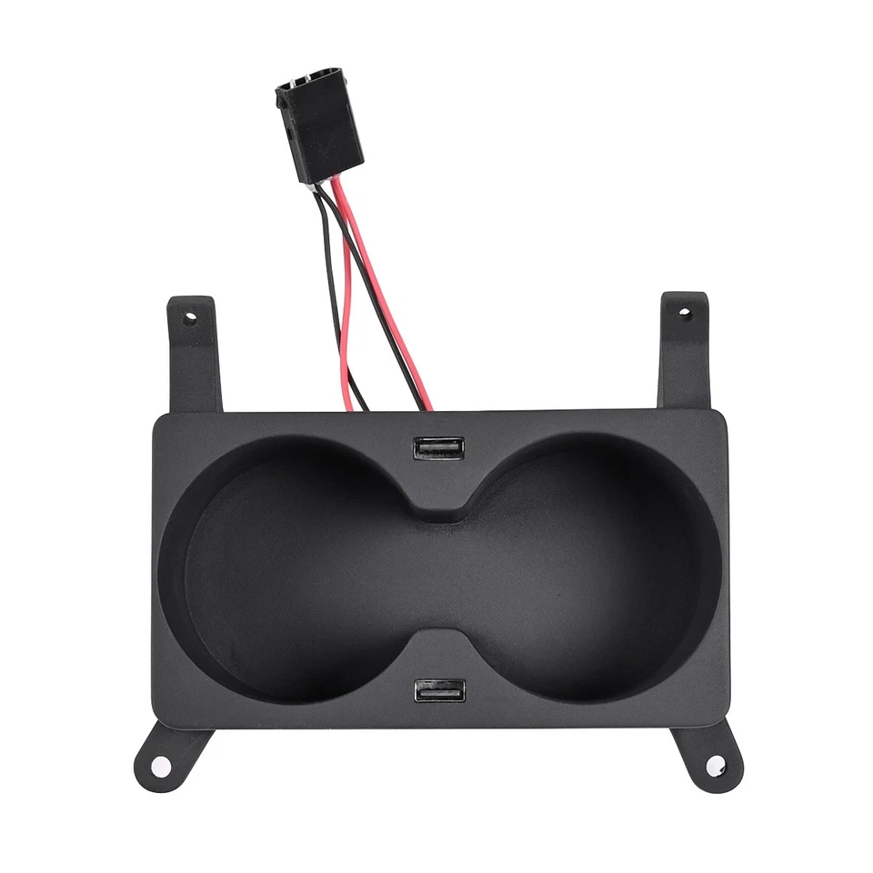 For BMW E38 740i 740iL 750iL Sedan 1995-2001 Dual Drink Cup Holder w/ 2 USB Port Foto 4 de 4