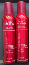 2 Vidal Sassoon Pro Series Extra Firm Hold Hairspray 10 oz each Level 4 New Rare