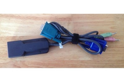 1PC USED Avocent AMIQDM-USB UTP Module KVM Cable   *cm