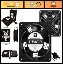 120mm Network Cabinet Fan Kit - 2 Pack, 110V AC Cooling Fans for Servers  Racks