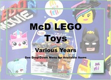 McDonald's LEGO Toys-Various Sets-Various Years-Pick 