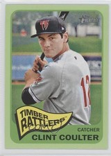 2014 Topps Heritage Minor League Edition Green Clint Coulter #83 0a1