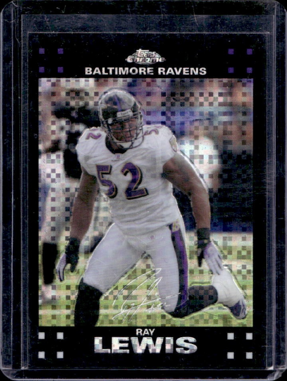2007 Topps Chrome Ray Lewis Xfractors #TC95 Ravens