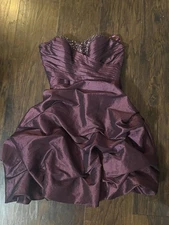 Short Formal Dress Aspeed Brand Sz Small Burgundy