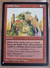 Goblin Lore - MTG - The List - Near Mint - English