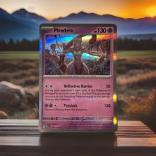 Pokémon Mewtwo TCG Scarlet & Violet 151 Reverse Holo, Holo Rare Card 150/165