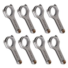 H Beam 6.000 2.125 .927 4340 Connecting Rods For Chevy Sbc 283 327 4.6l5.4l