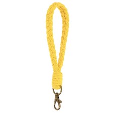 Handmade Bracelet Keychain for Travel Concerts, Yellow