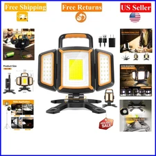 Rechargeable 3000 Lumen Portable LED Work Light, Waterproof, Magnetic