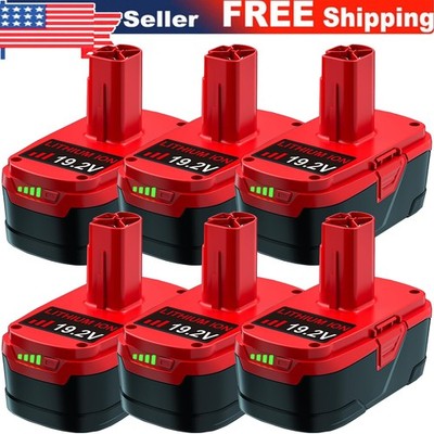 PACK 19.2V 8Ah For Craftsman C3 DieHard Lithium XCP Battery 11375 PP2025 PP2030