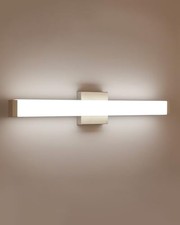 24" LED Bathroom Vanity Light14W Brushed Nickel 4000K Square 24in