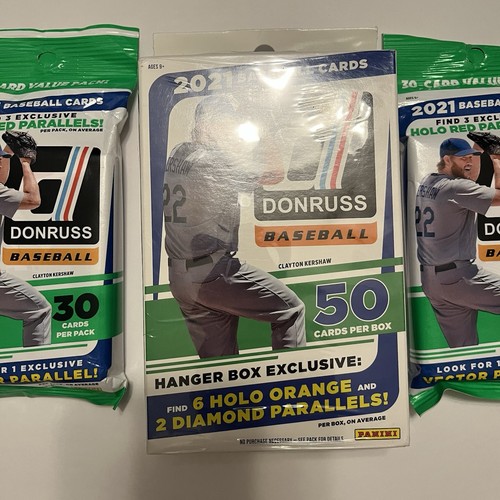 2021 Donruss MLB Baseball Cards - (1) Hanger Box (2) Value Packs - Sealed - Bild 4 von 10
