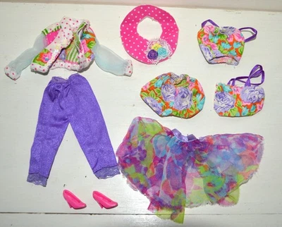 TENUES Poupée BARBIE MATTEL vêtements TEEN TALK Vintage 90's - Photo 1/4
