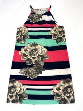 Banana Republic Striped and Floral Summer Sleeveless Dress Never Worn Beautiful!