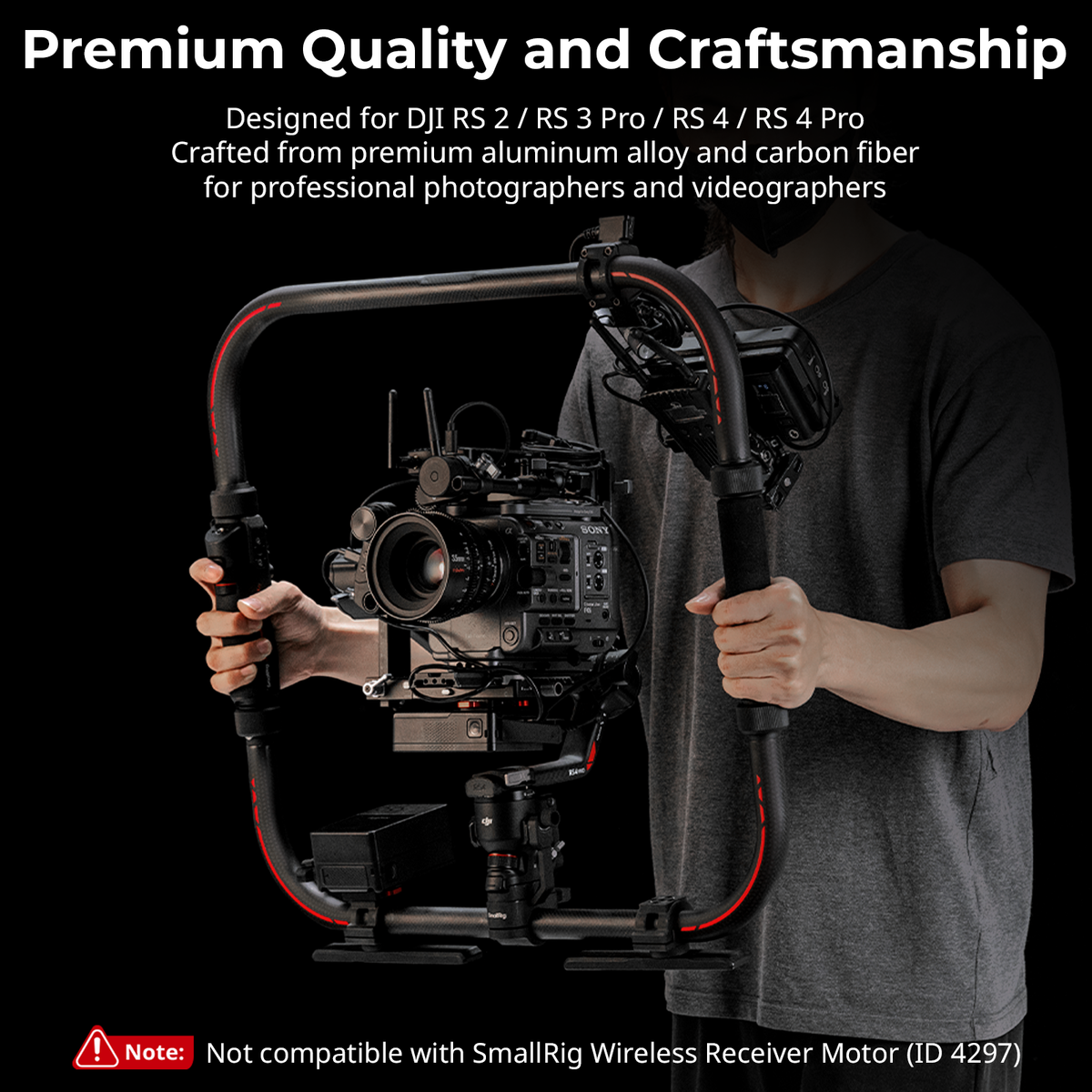 SmallRig Stabilizer Handheld Ring Grip for DJI RS 2/RS 3 Pro/RS 4