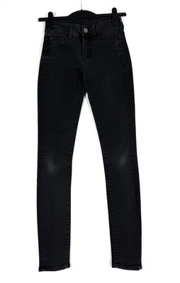 G-Star Raw Lynn d-mid Super Skinny Jeans Damen W26 L32 Smoky-Schwarz Hose WMN