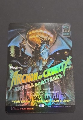Archon of Cruelty (Showcase) Commander: Duskmourn: House of Horror Foil