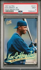 1997 Ultra #G121 Ken Griffey Jr. Gold Medallion PSA 9