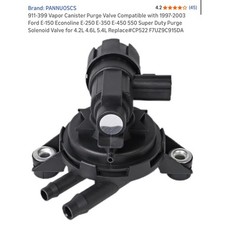 Vapor Canister Purge Valve Solenoid Ford E150 E250 E350 F150 PANNNUOSCS