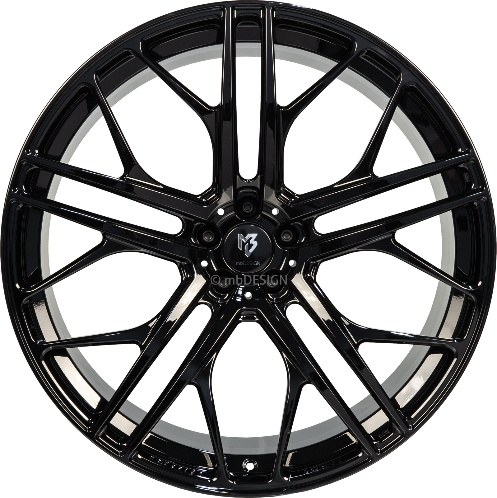 2X Mbdesign Aluminiumrad Geschmiedet SF1 10,0X22 Zoll (Konkaves Design) Lk 5X112-image