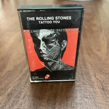 The Rolling Stones TATTOO YOU Cassette Tape 1981 Tested Works Great