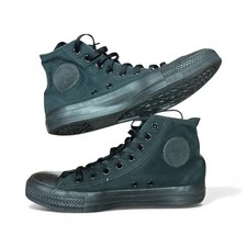 Converse Chuck Taylor All Star Triple Black Hi Top Shoes Size 7.5 men  s or 9.5w